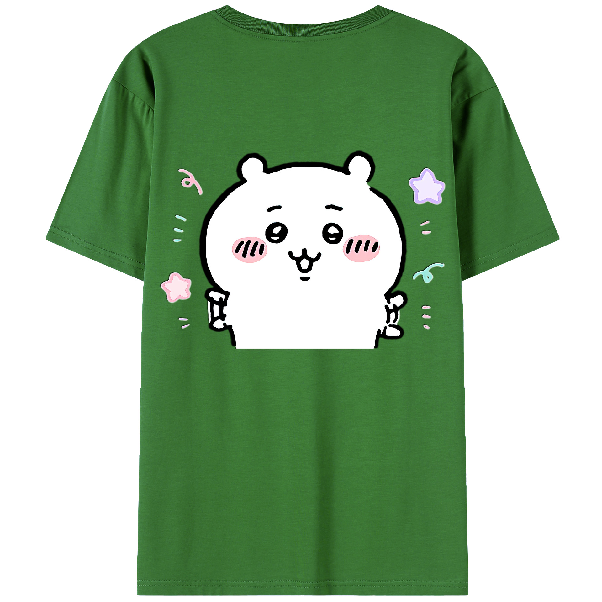 （画像用） ちいかわ ちいかわ Chii-kawa chiikawa レディース半袖Tシャツ(バックプリント)